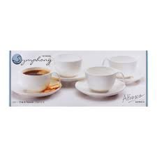 Cup & Saucer by Symphoney 4-Piece Set