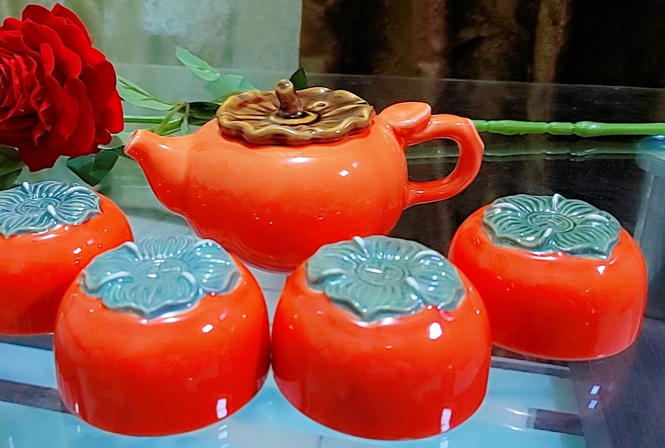 Mini Kettle Set for Serving Sauces - Image 2