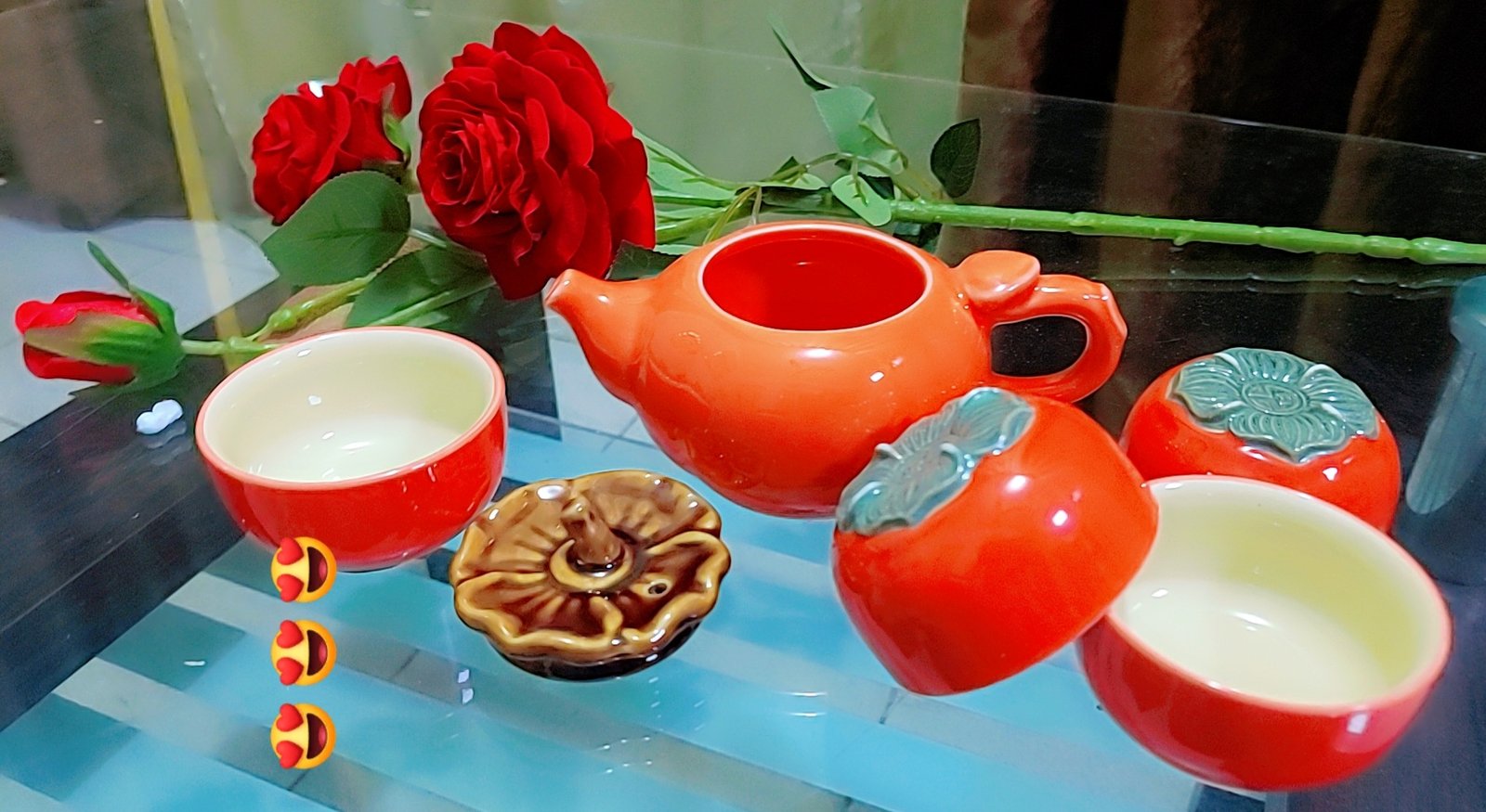 Mini Kettle Set for Serving Sauces - Image 3